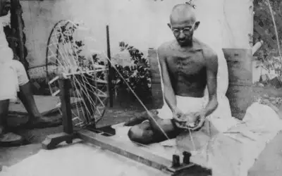 Gandhi and the Spinning Wheel