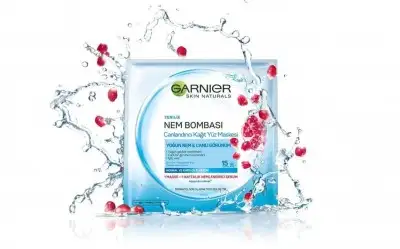 Garnier Nem Bombası Canlandırıcı Kağıt Yüz Maskesi