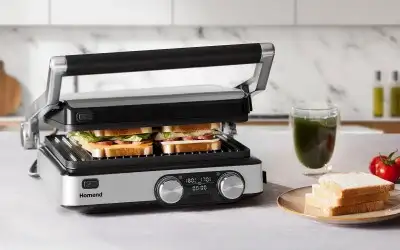 Homend Grilliant 1340H Döküm Plakalı Tost ve Izgara Makinesi