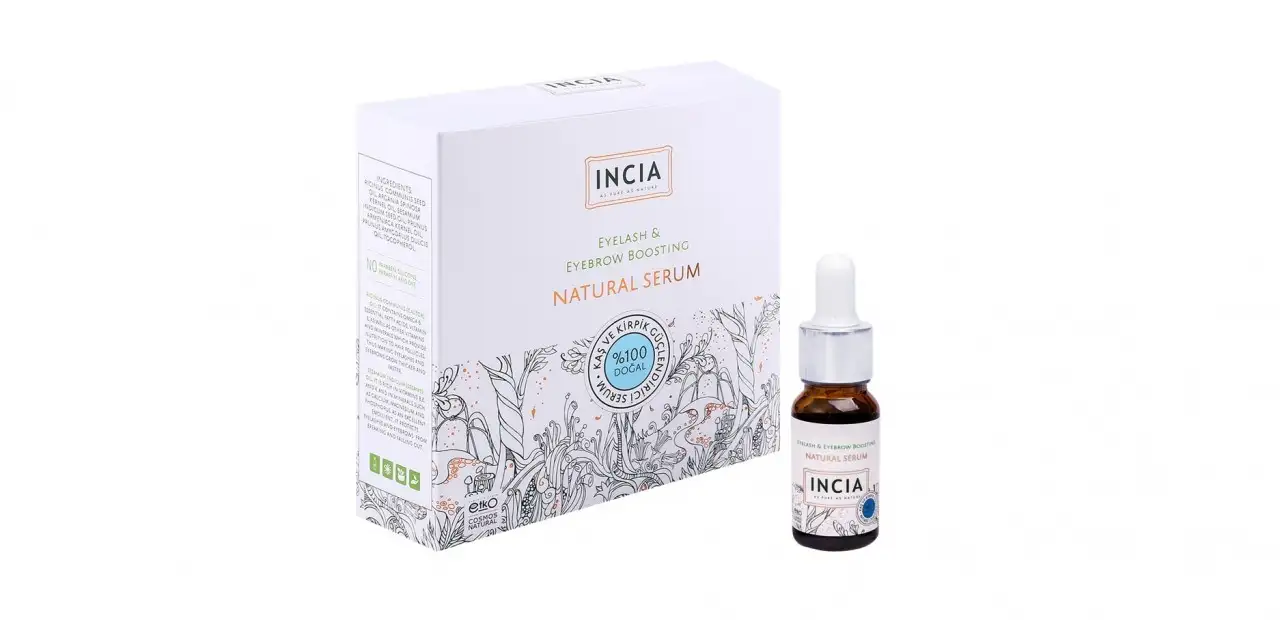 Incia Kaş ve Kirpik Güçlendirici Doğal Serum