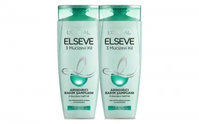 L'Oréal Paris Elseve 3 Mucizevi Kil Ağırlaştırmayan Bakım Şampuanı