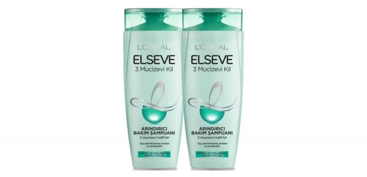 L'Oréal Paris Elseve 3 Mucizevi Kil Ağırlaştırmayan Bakım Şampuanı