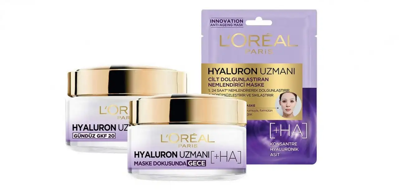 L’Oréal Paris Hyaluron Uzmanı Cilt Dolgunlaştıran Nemlendirici Maske